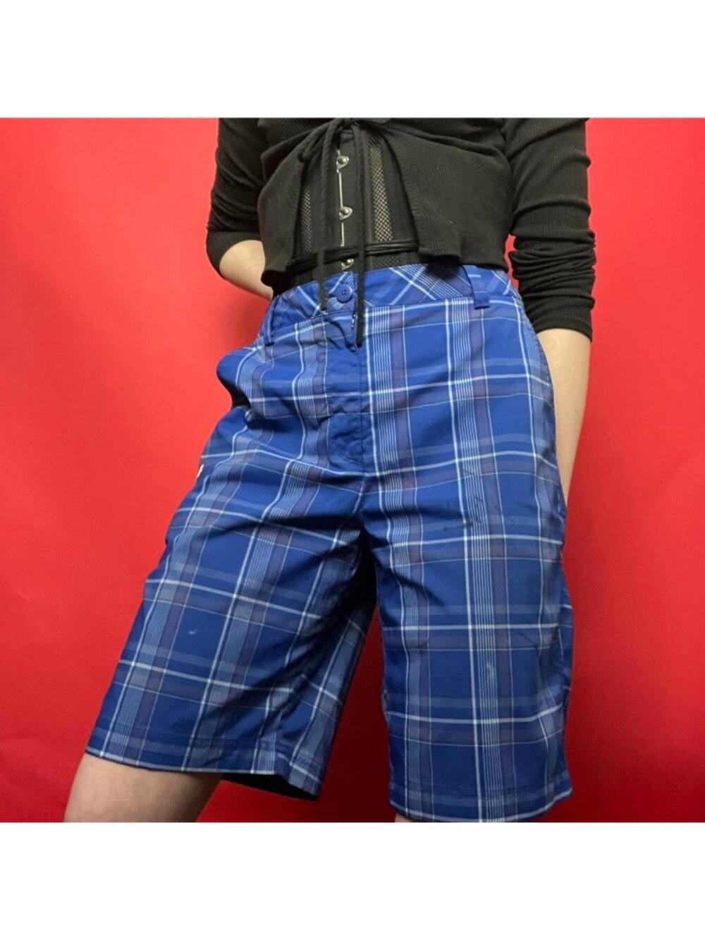 Puma / Blue knee length y2k board shorts